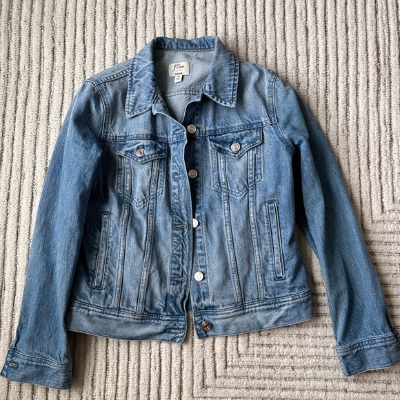 JCREW Classic Denim Jacket (jean jacket) - Picture 1 of 6